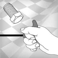 T-alakú hatlap kulcs