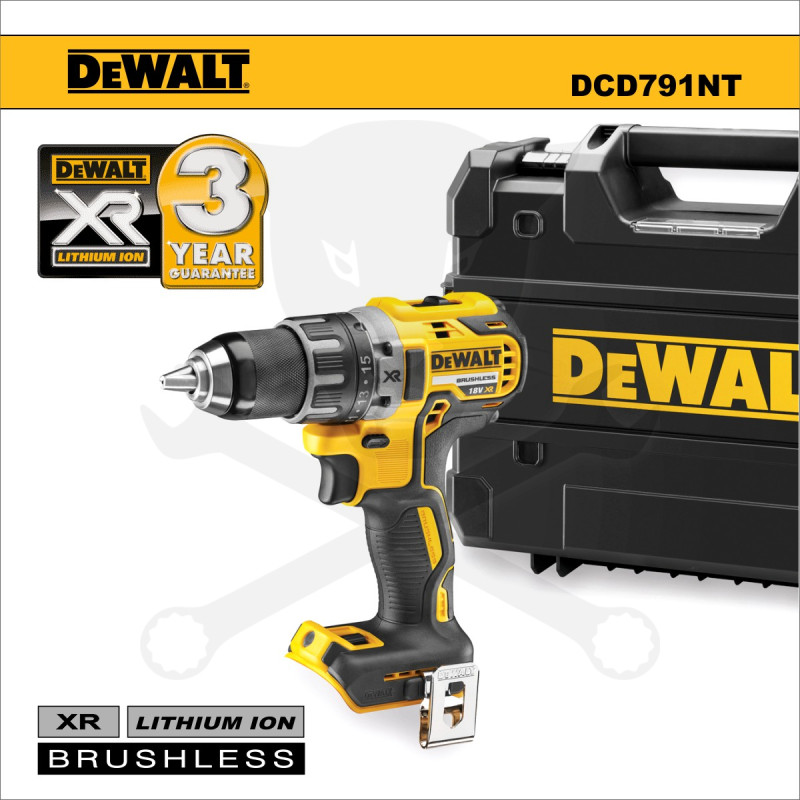 Fúró-csavarozó, akkus 18V - akku nélkül - kefementes - DeWalt