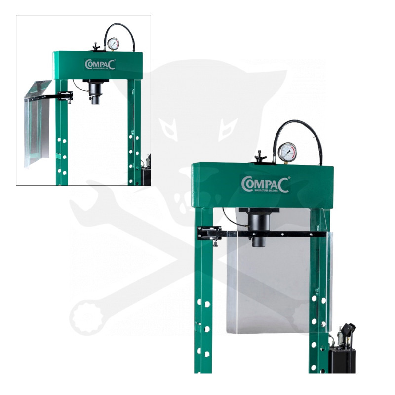 Préshez védőpajzs, műanyag védőlemez - COMPAC - 16 / 20 / 25 tonnáshoz