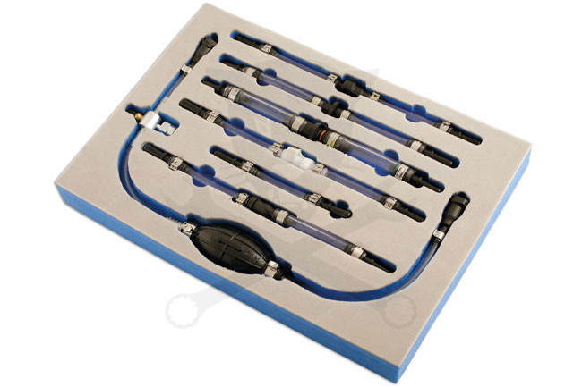 Diesel üzemanyag légtelenítő kézi pumpa készlet - profi - Laser -TS20