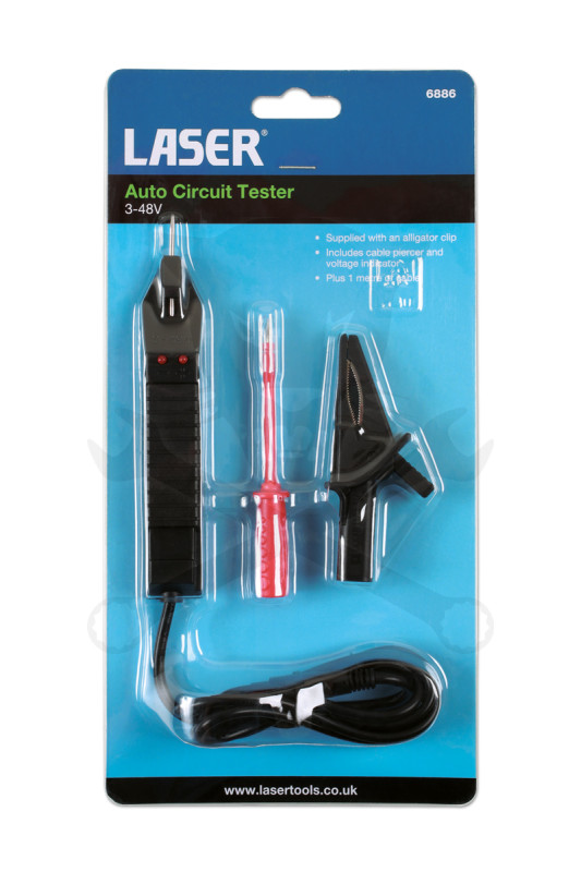 Feszültségteszter, autóvillamossági 3-48 V - 3 db-os készlet