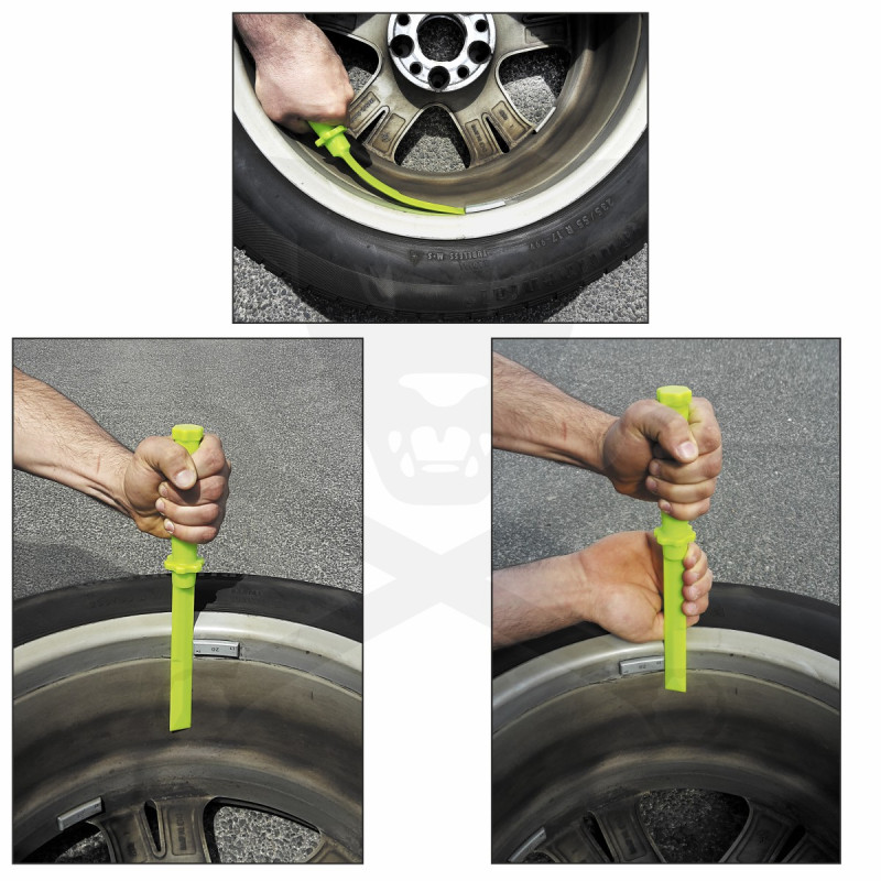 Kaparó műanyag centírsúlyhoz 2:1-ben első él + oldalsó él - MÜLLER