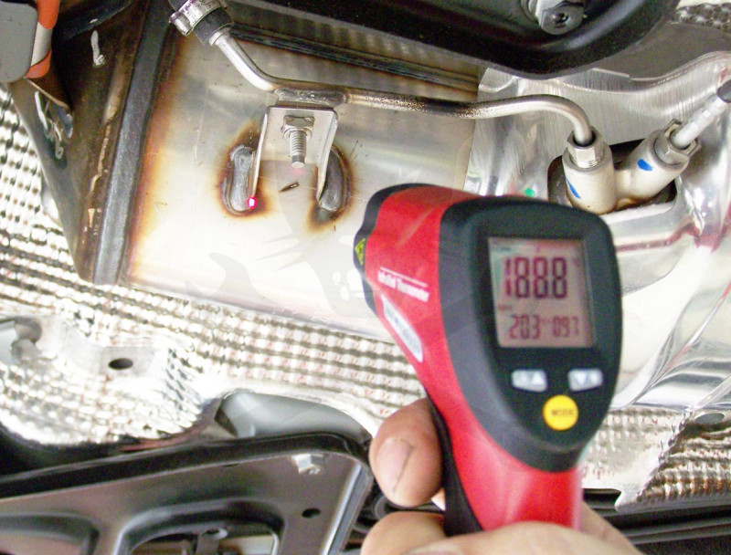 Hőmérő, infravörös, digitális - Thermometer -50 - 550°C