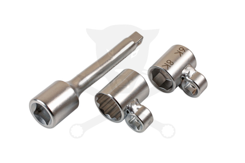 Lengéscsillapító szerelő kulcs VW spec. 3 db-os készlet felső csavarhoz