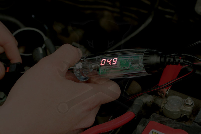 Feszültség teszter digitális - Nixie kijelzővel 12/24/48 V