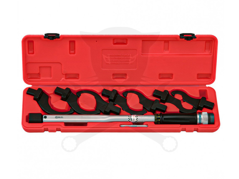 Nyomatékkulcs 040-210 Nm - cserélhető fej - Genius