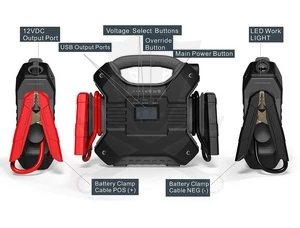 Akkumulátor bikázó-indító (starter) 12/24V -1200A 12V / 600A 24V
