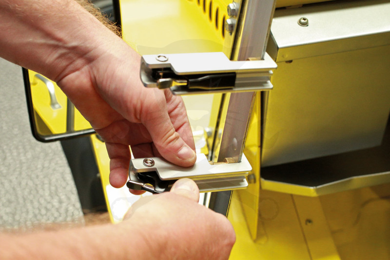 Mini szorító fogó 4 db-os készlet 95 mm Alu ház - Réz pofa: 0-11 mm