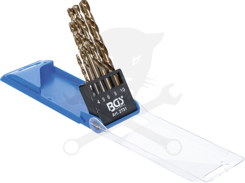 Csigafúró Klt. - BALOS - HSS Co5 Kobalt tartalom 5 db-os: 4-5-6-8-10mm