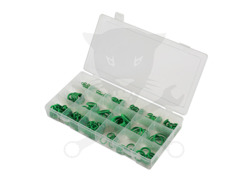 "O" gyűrű készlet légkondihoz "zöld" HNBR 225 részes - klímatech.