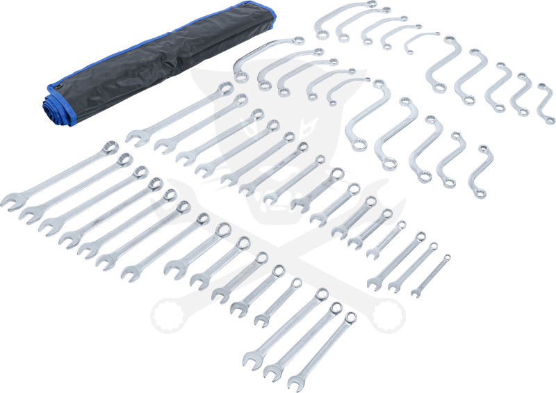 Csillag-villáskulcs készlet 50 db-os COLOS és METRIKUS méretek vegyesen