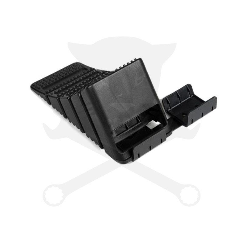 Kerék ék - támasztó ék - rögzíthető műanyag fekete 1 pár készlet