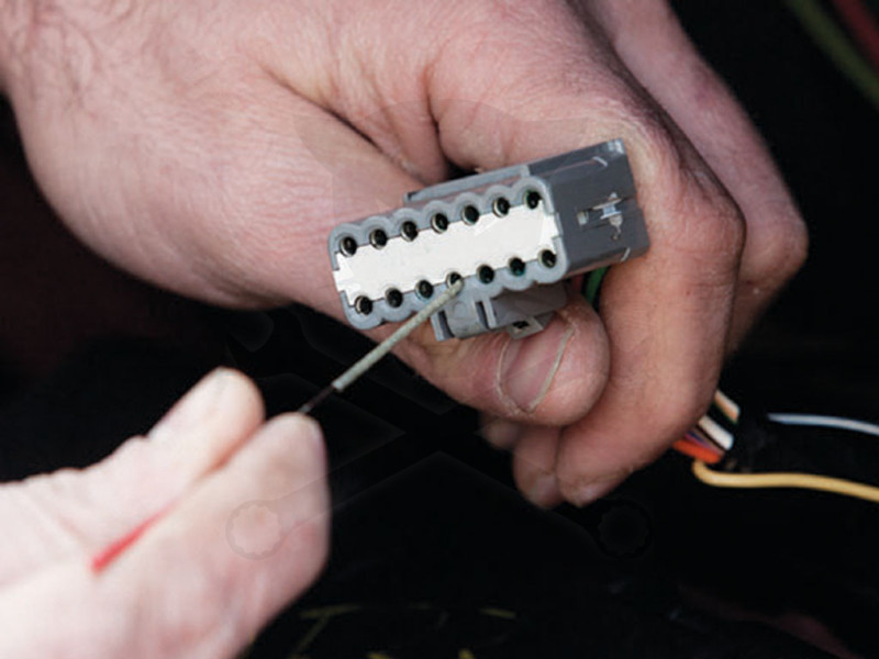 Kábelcsatlakozó gyémánt-tisztító 12 db-os készlet anya sarukhoz Hubitools