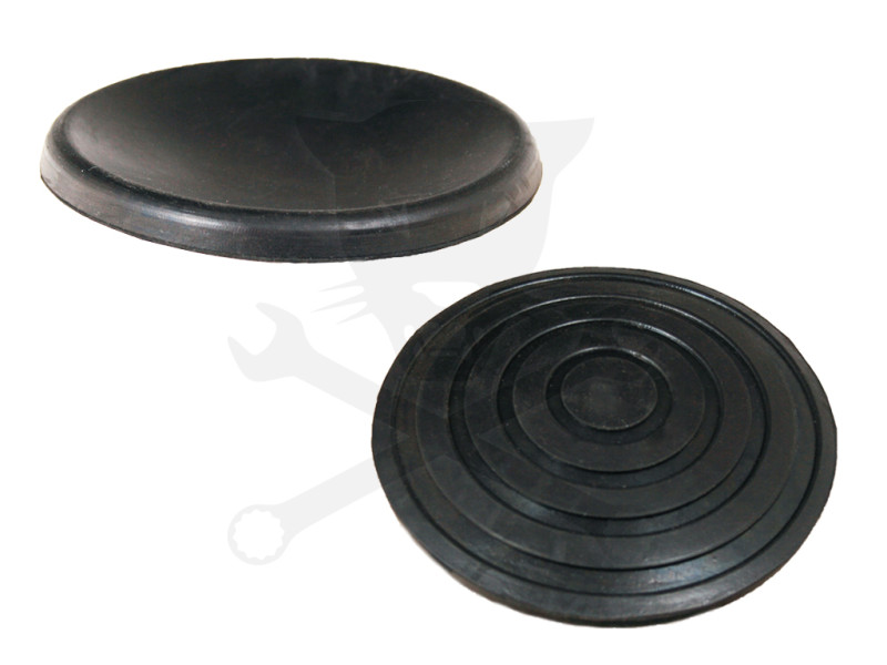 Gumipogácsa krokodil emelőhöz fekete 96x10 mm tömör íves-körkörös