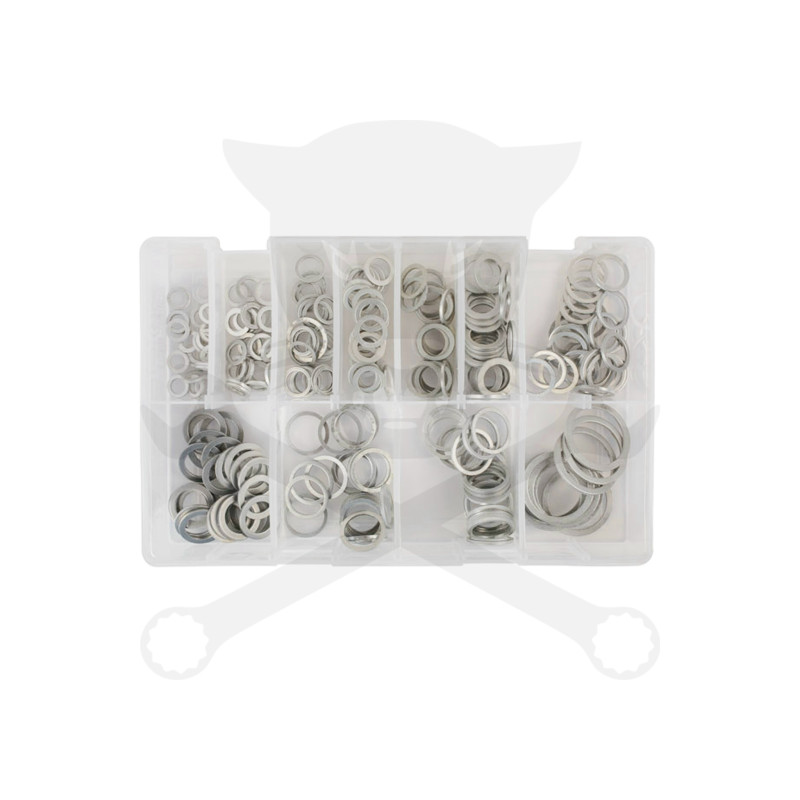 Alátét készlet 260 részes - Metrikus- Alumínium - Connect