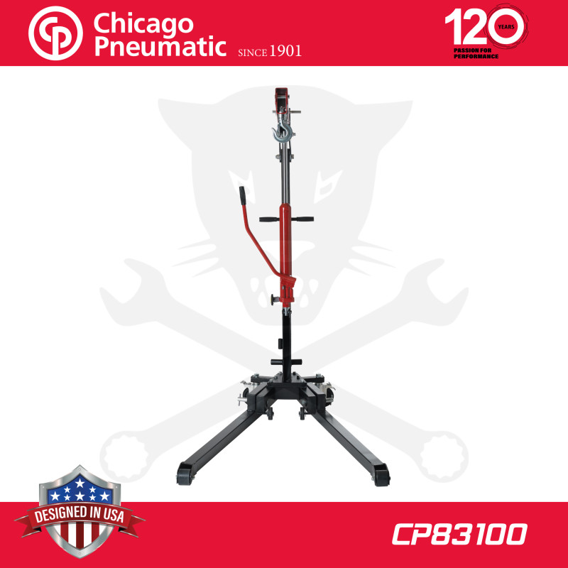 Motorkiemelő zsiráf 1 t összecsukható - 6 kerekű, alacsony - Chicago (CP83100)