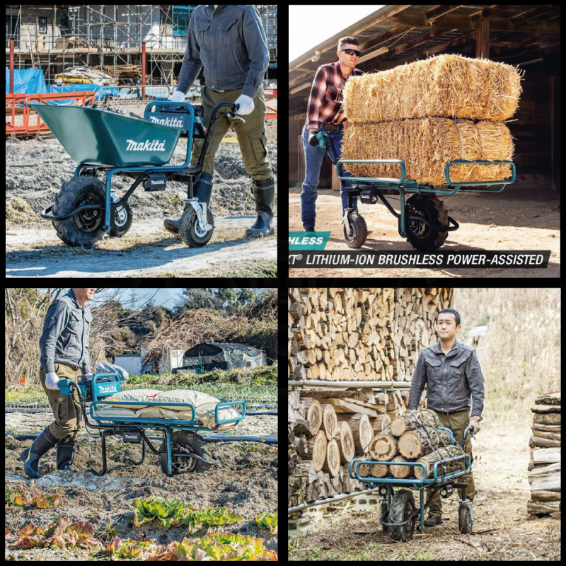Talicska, akkus 1.5 LE / 0-3,5 km/h, 130 kg XPT porálló - Makita