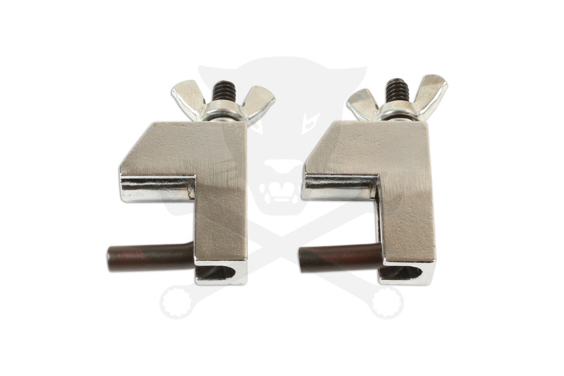 Tömlőszorító fogó készlet FÉM 2 részes, ezüst 0-15 mm