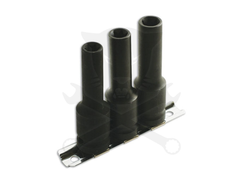 Légkulcsfej készlet 1/2" 3 db-os 1/2" E-torx hosszú: E10-E11-E12 -Laser