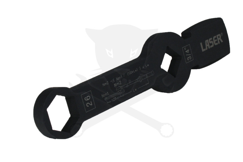 Féknyeregkulcs -TEHER- 26 mm üthető 6 lapú 3/4" DAF 105 - 106