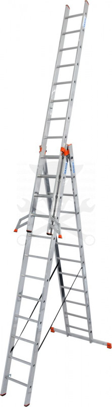 Létra ALU létrafokos sokcélú álló 3x12 fokos - Krause TRIBILO