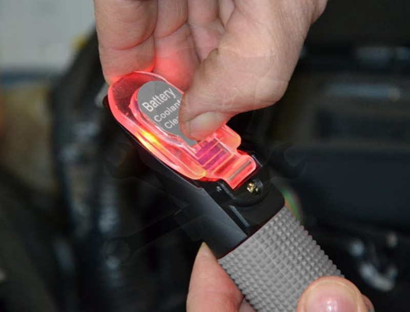 Refraktométer, 5 funkciós -ADBLUE- piros beépített LED lámpával Hubi