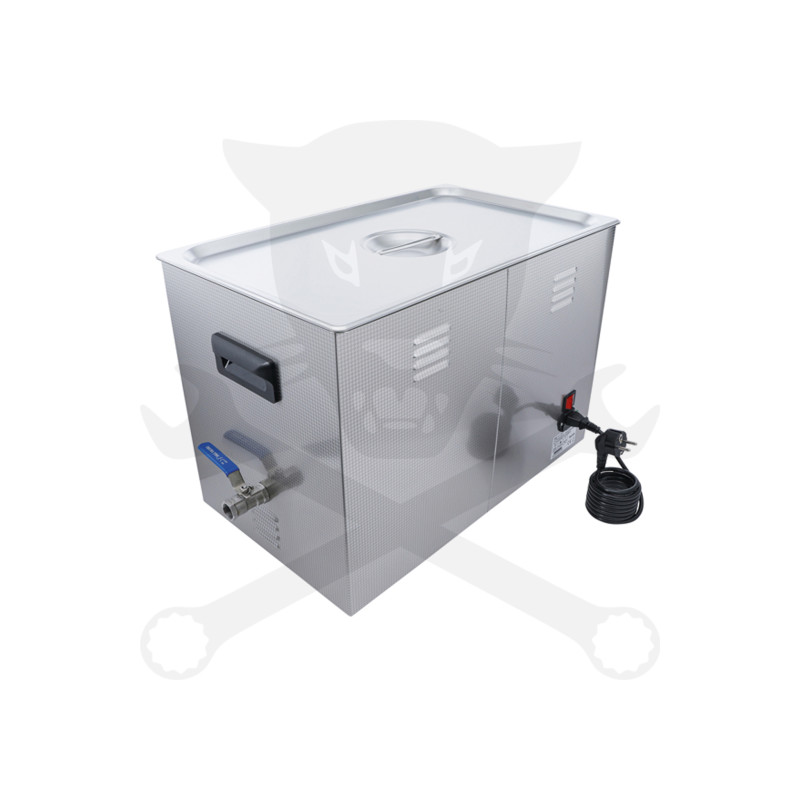 Ultrahangos tisztító berendezés 30 liter 600W + fűtés 500W - BGS