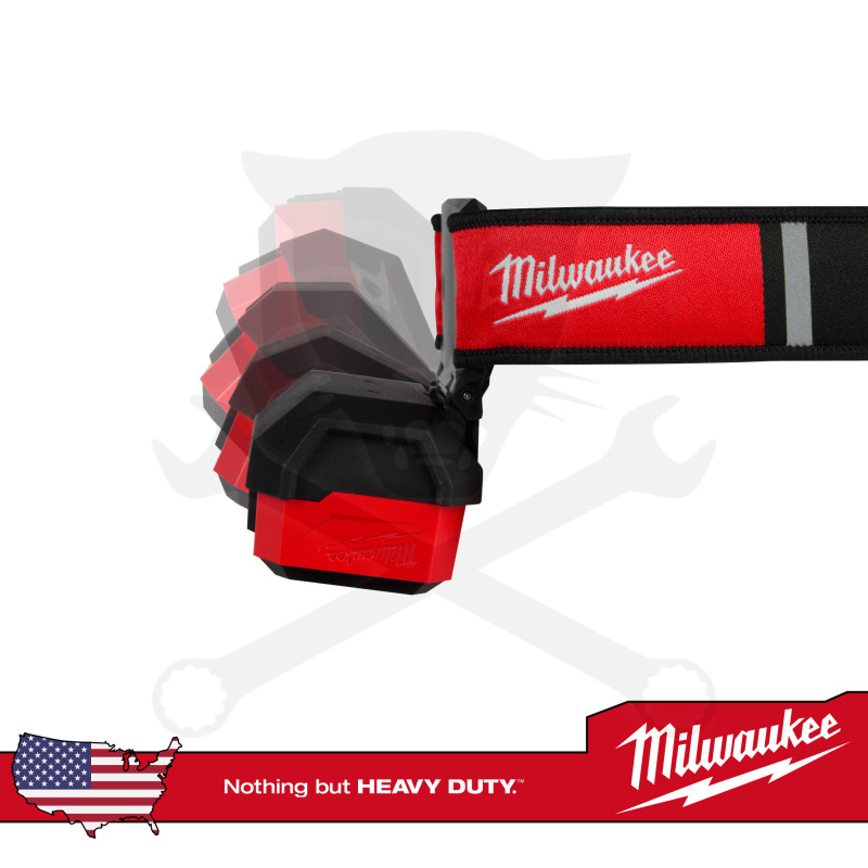 Szerelőlámpa - Fejlámpa L4 B2 600 Lumen IP53 USB-s - Milwaukee (L4 HLVIS-301)