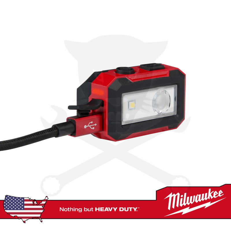 Szerelőlámpa - Fejlámpa L4 B2 600 Lumen IP53 USB-s - Milwaukee (L4 HLVIS-301)