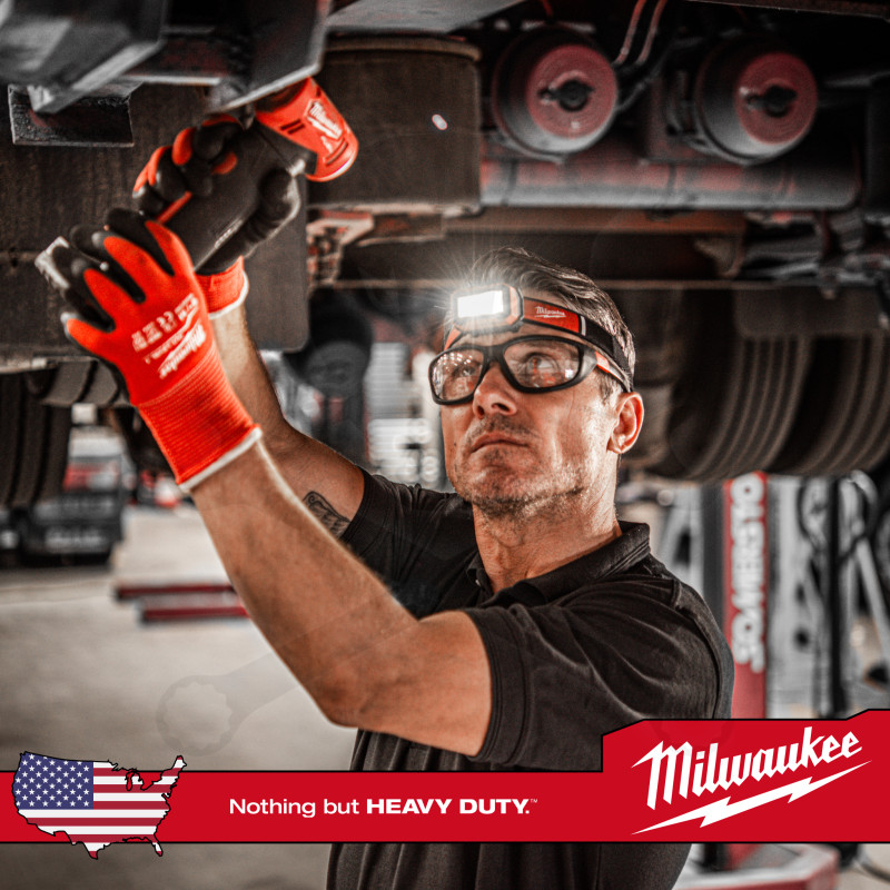 Szerelőlámpa - Fejlámpa L4 B2 600 Lumen IP53 USB-s - Milwaukee (L4 HLVIS-301)