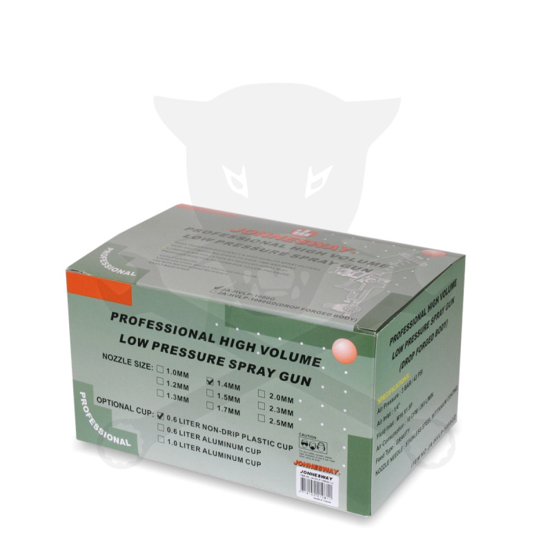 Festékszóró pisztoly, felsőtartályos 1,4 mm 0.6L HVLP