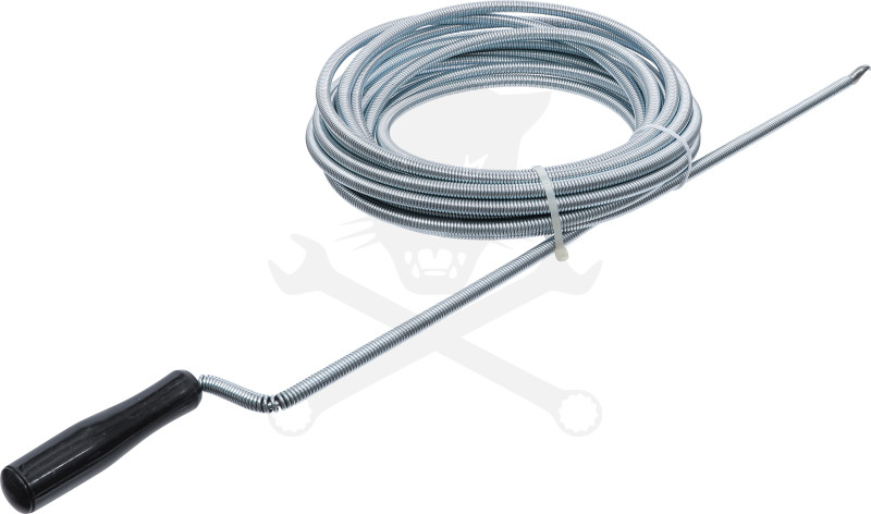 Csőtisztító spirál 10 méter x 10 mm - Fej átmérő: 20 mm - BGS