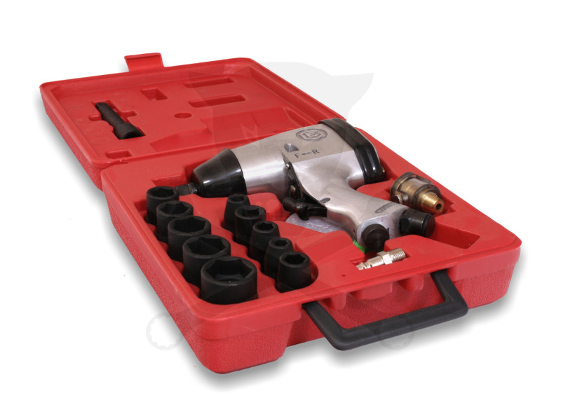 Légkulcs 1/2" 312 Nm 16 db-os készlet Genius