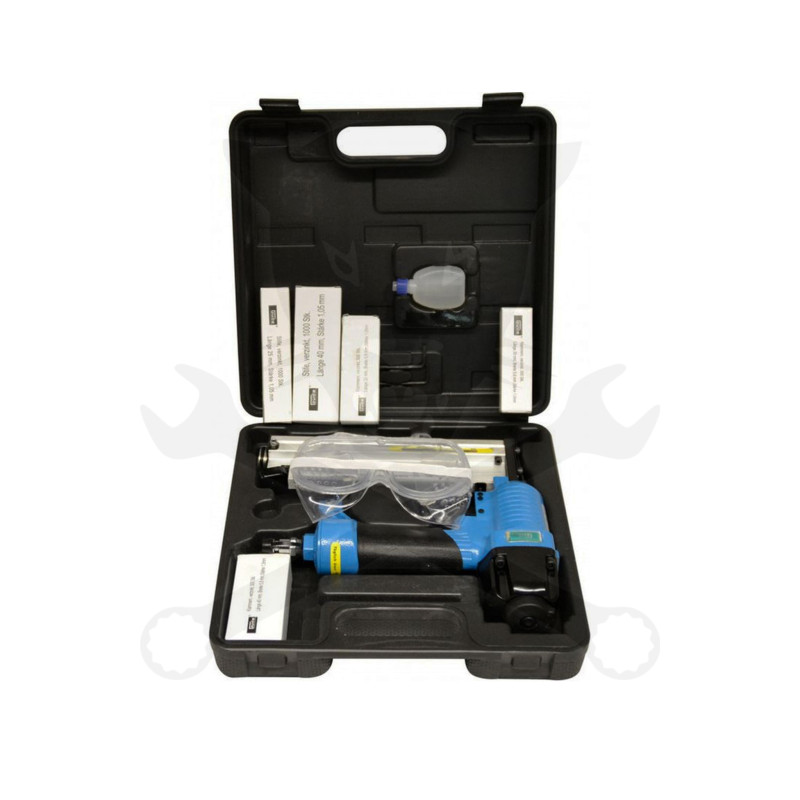 Kapocs - és szögbelövő 1/4" - 15-40 mm 6 Bar kombi készlet - GÜDE