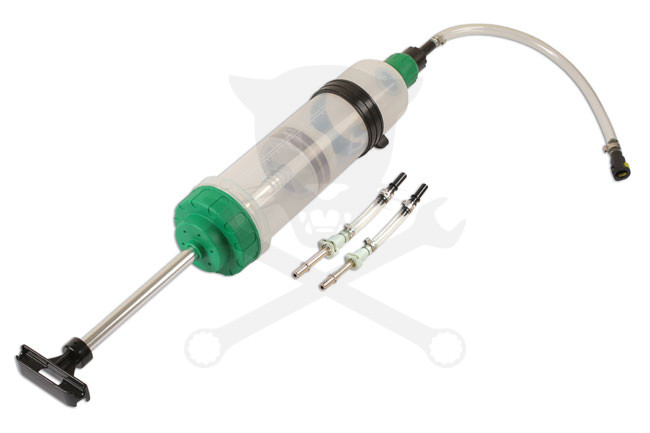 Üzemanyag kézipumpa 1500 ml fecskendő betöltésre és leszívására