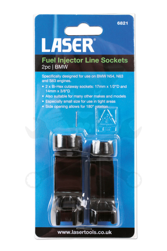 Üzemanyagcső kulcs 12 lapú nyitott 2 db-os 14 mm + 17 mm - BMW