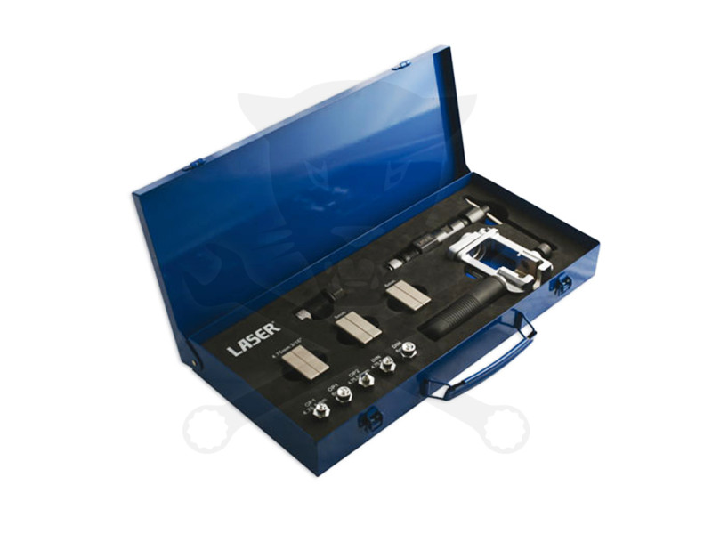 Fékcsőperemező készlet járművön is használható 4.75+5+6 mm Hidraulikus