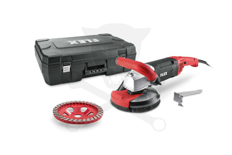 Betoncsiszoló 150 mm 1800 W + gyémánttárcsa FLEX E-jet (LD 18-7 150R-KTJ)