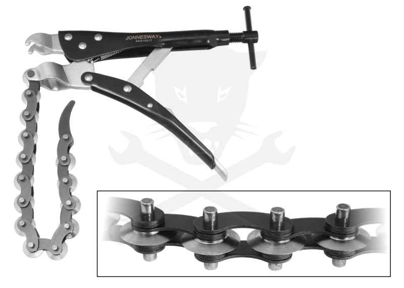 Kipufogócső vágó láncos 13" Jonnesway