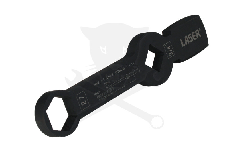 Féknyeregkulcs -TEHER- 27 mm üthető 6 lapú 3/4" Mecedes Actros