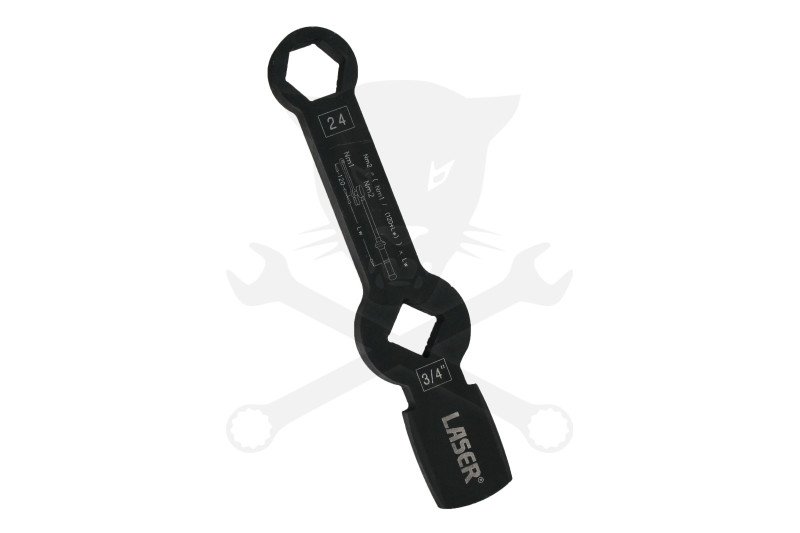 Féknyeregkulcs -TEHER- 24 mm üthető 6 lapú 3/4" Mecedes Actros