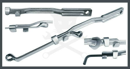 Csillag-villáskulcs HOSSZABBÍTÓ-SZÁR 1/2" - Univerzális - Pichler