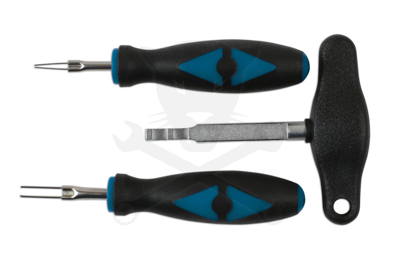 Kábelcsatlakozó szerelő - saru eltávolítító készlet 3 db-os - VAG