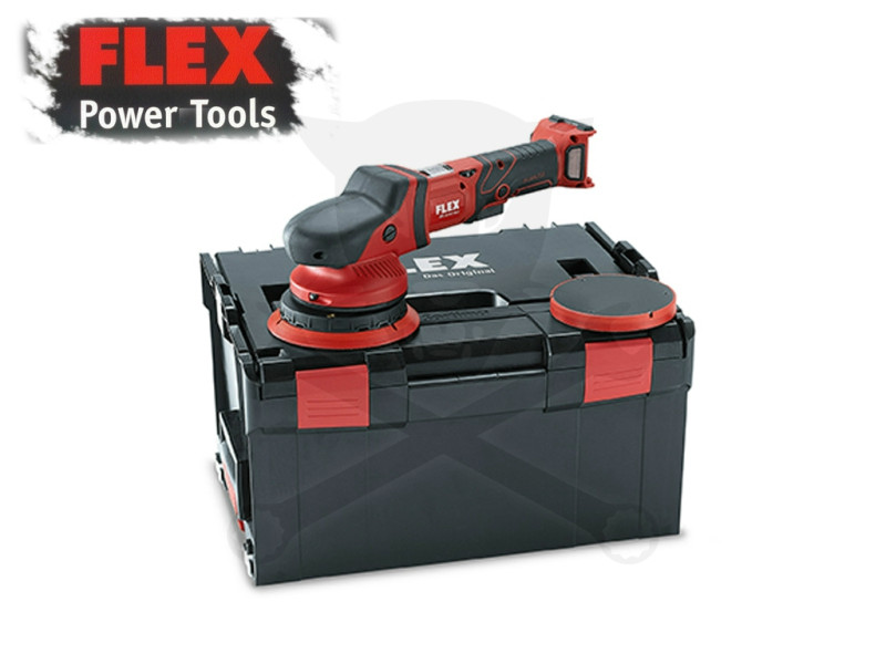 Excenterpolírozó, akku nélkül 18V 150 mm löket: 15 mm FLEX (XFE 15 150 18)