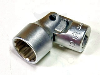 Dugókulcs - crowafej 1/4" 12 szög csuklós 8 mm Genius