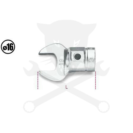 Nyomatékkulcsfej, cserélhető - Villás 17 mm Beta (642/17)