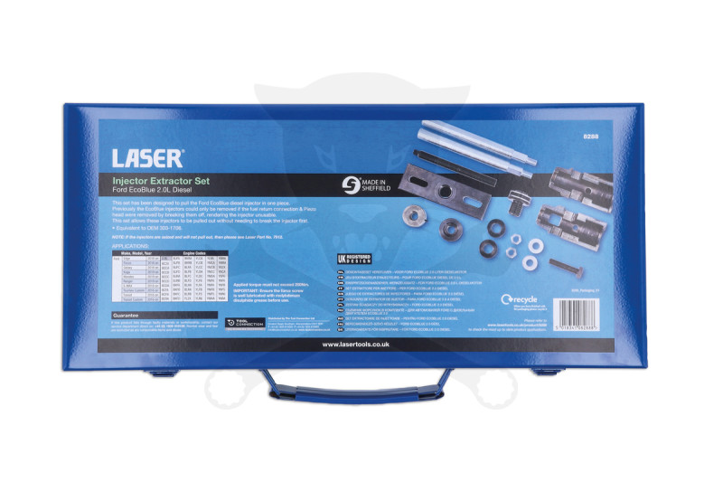 Porlasztó kihúzó készlet - Ford EcoBlue 2.0 Diesel - Laser Tools