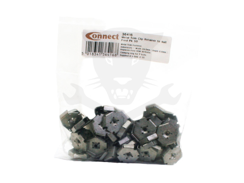 Fém rögzítő alátét készlet 50db D=24,0x5,0 mm -hővédő lemez- Ford