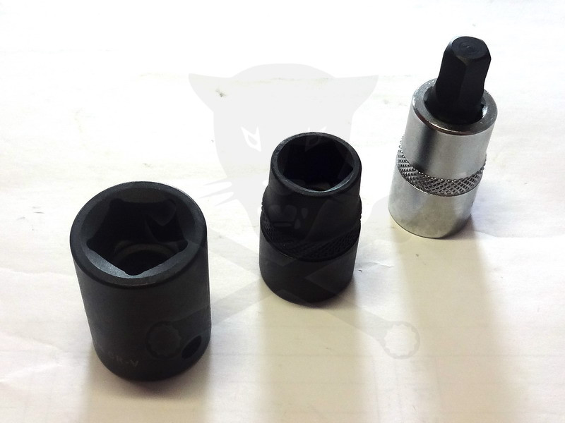 Fékjavító dugókulcs készlet 5 lapú - ötszögű 1/2" 3 db-os Ellient