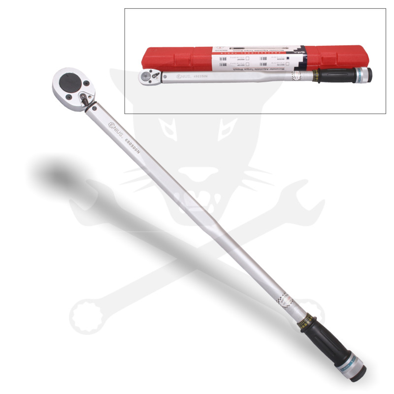 Nyomatékkulcs 100-500 Nm 3/4" - kalibrálva - Genius